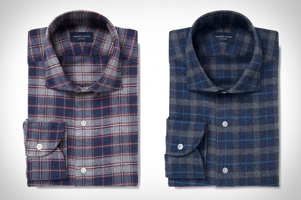 Proper Cloth Custom Whistler Flannel