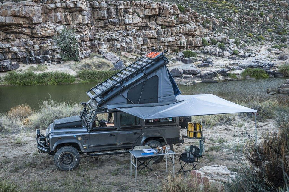 Land Rover Defender Rooftop Sleeper Conversion Uncrate