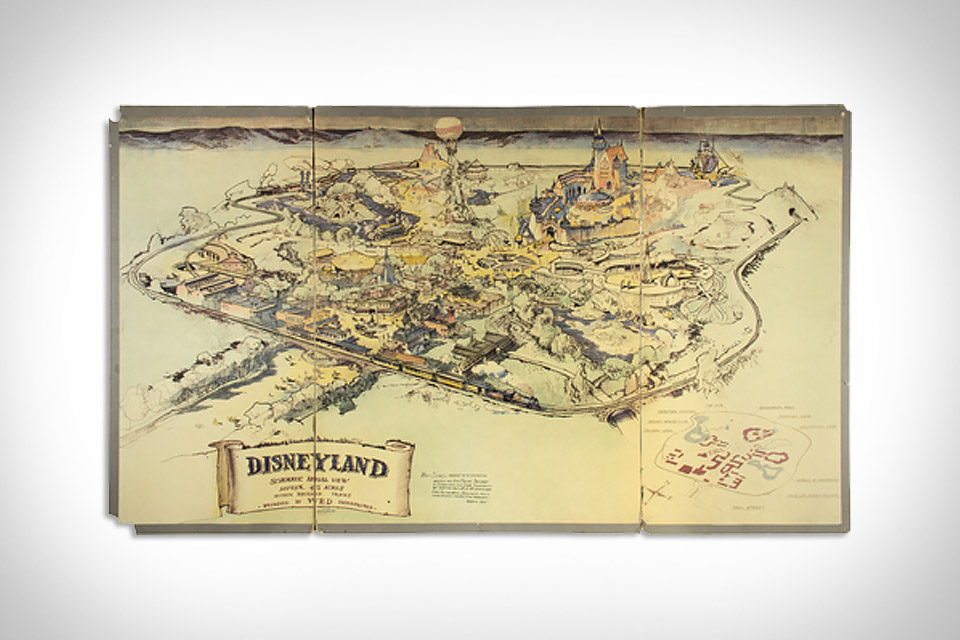 1953 Disneyland Presentation Map