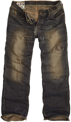 Abercrombie Kilburn Destroyed Low Rise Jean