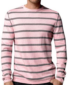 Banana Republic Cotton/Cashmere Striped Sweater