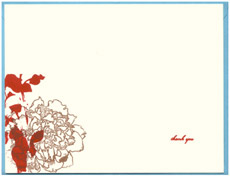  Hand-Screenprinted Thank You Cards