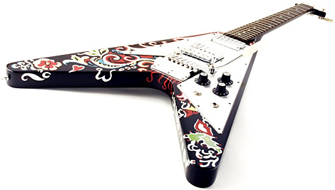 Jimi Hendrix Psychedelic Flying V