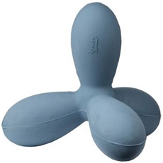 Michael Graves Blue Rubber Jack Dog Toy
