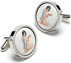 Pin-up Girl Cufflinks