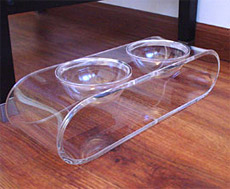 Plexiglass Pet Bowls
