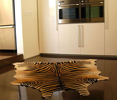 Brown Zebra Rug