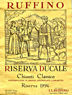 Ruffino 2000 Chianti Classico Riserva Gold Label
