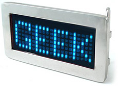 Scrolling LED Belt Buckle II