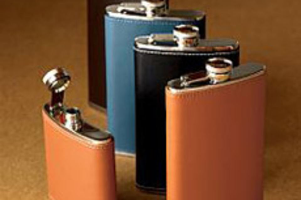 Belden Leather Flask Belden Leather Flask