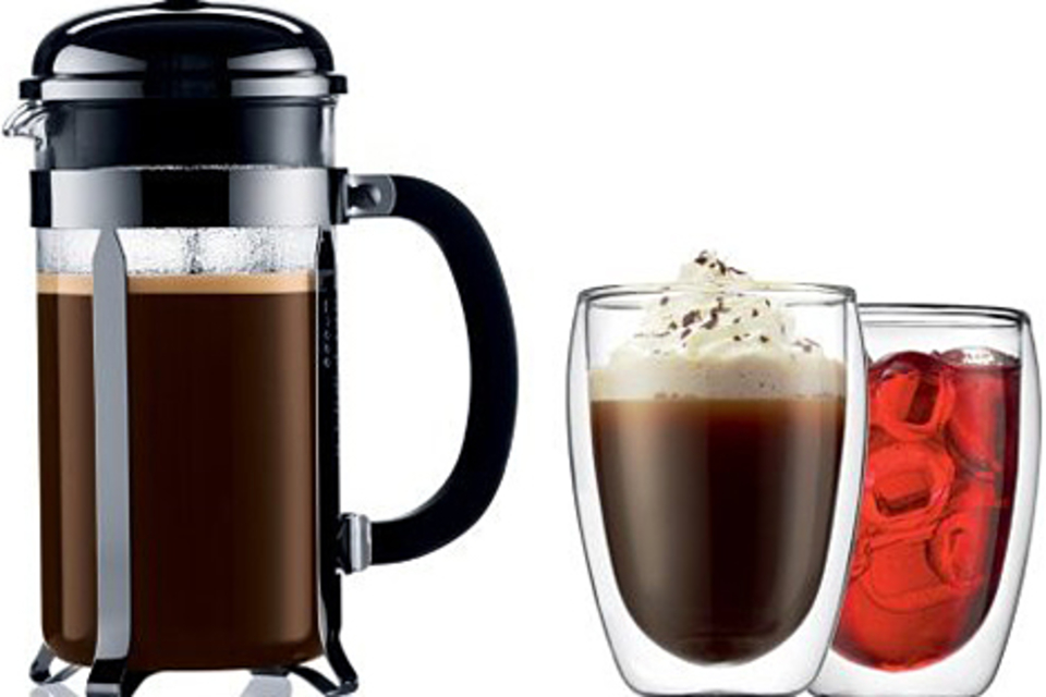 Bodum Chambord 8-Cup Press & Thermal Glasses Bodum Chambord 8-Cup Press & Thermal Glasses