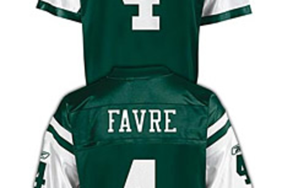 New York Jets Brett Favre Jersey | Uncrate