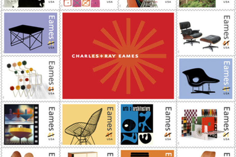 Charles & Ray Eames Postage Stamps
