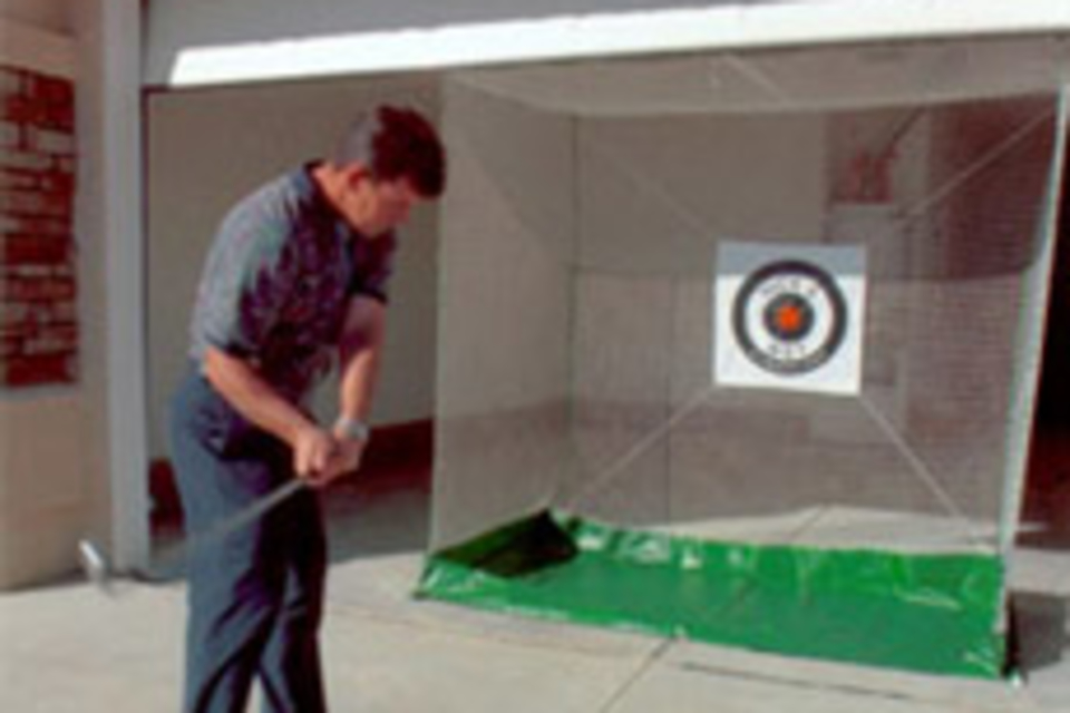Garage Door Golf Practice Net