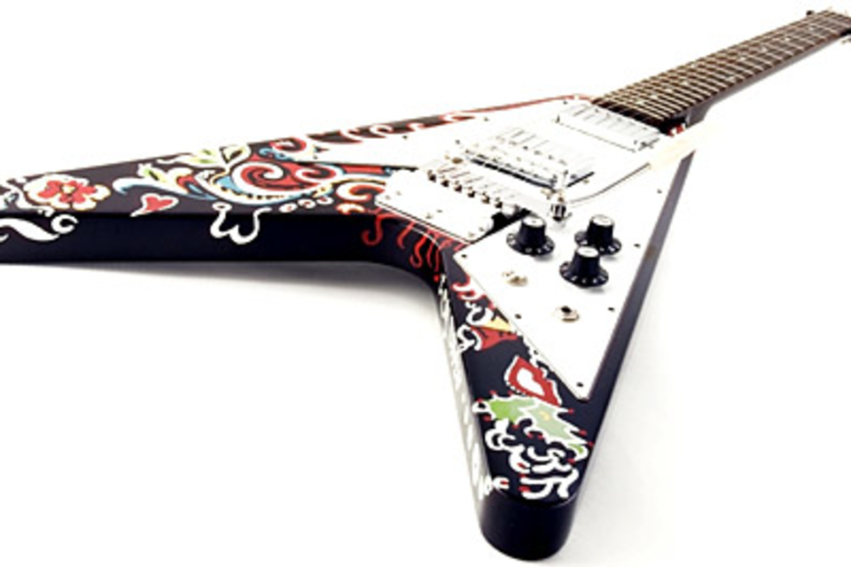 Jimi Hendrix Psychedelic Flying V