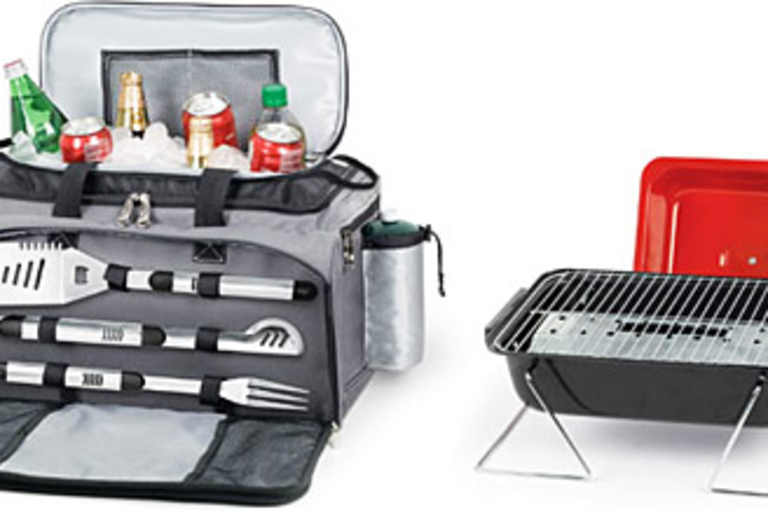 Portable Tailgating Cooler & Grill