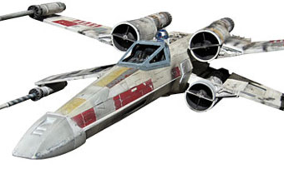 Luke Skywalker’s Red Five X-Wing Model Luke Skywalker’s Red Five X-Wing Model