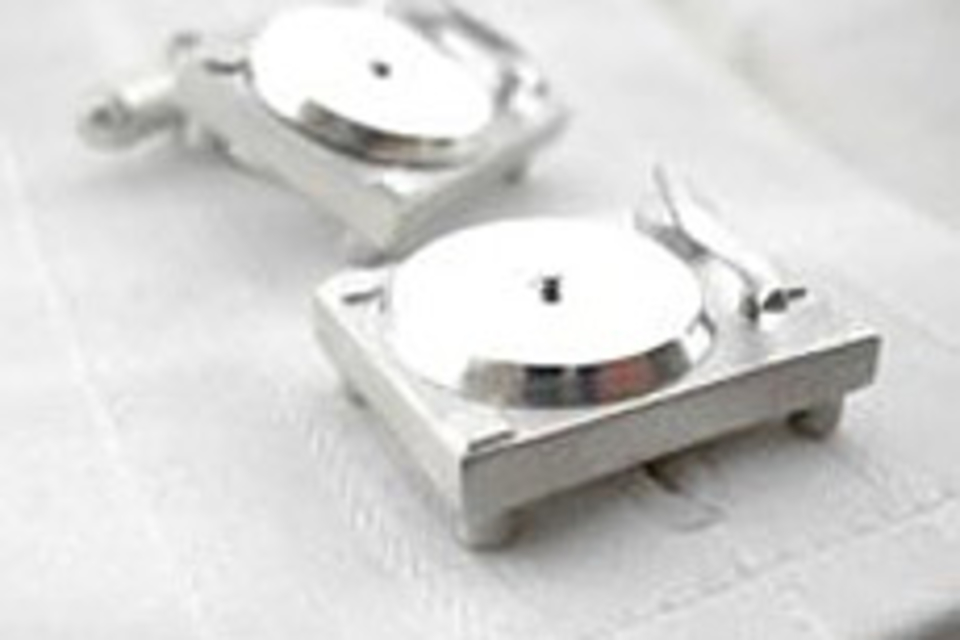DJ Turntable Cufflinks DJ Turntable Cufflinks