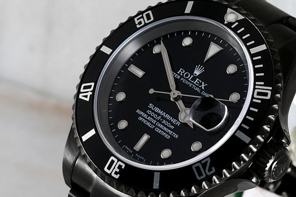 rolex watches for men black