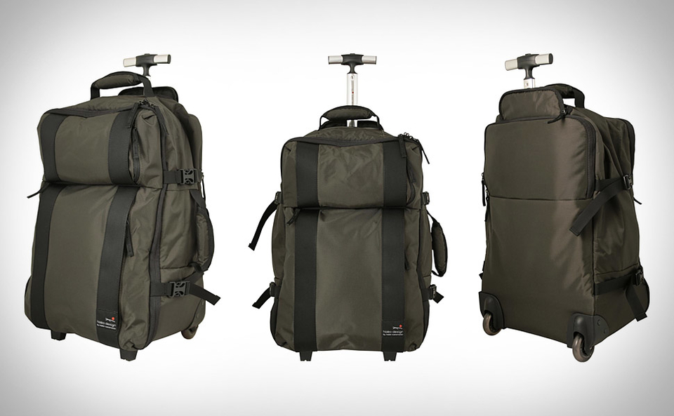 Hideo Feather Carry-On Trolley