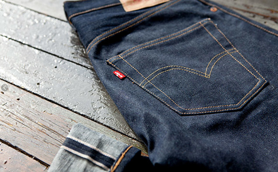 levi's 511 raw selvedge jeans