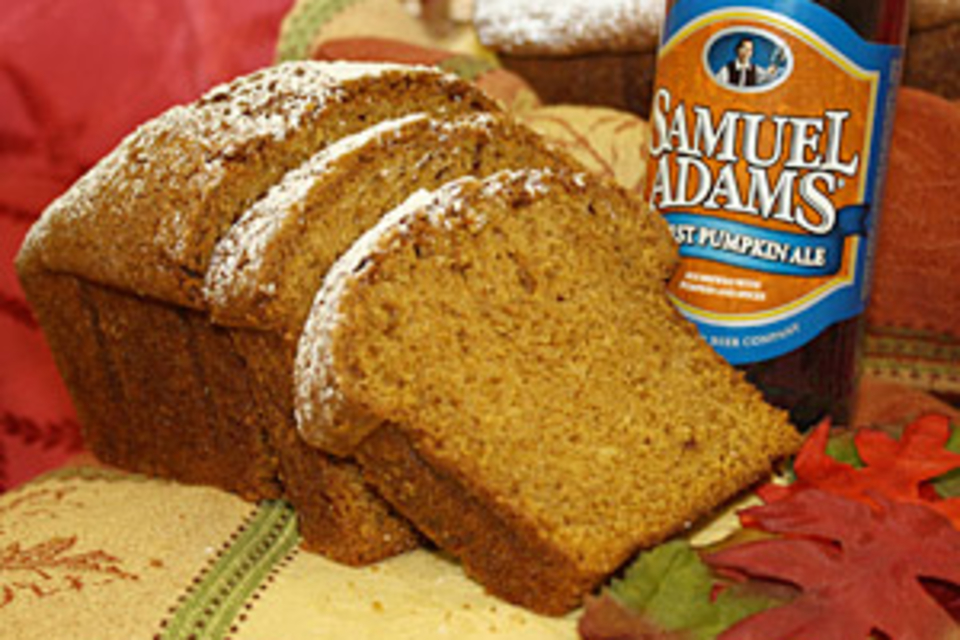 Sam Adams Harvest Pumpkin Ale Bread
