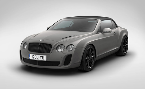 Bentley Supersports Ice Speed Record Convertible Bentley Supersports Ice Speed Record Convertible