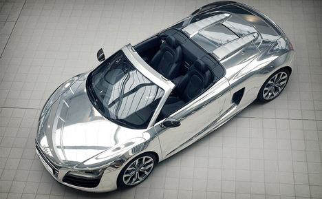 Chrome Audi R8 Spyder Chrome Audi R8 Spyder