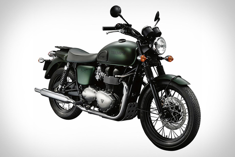 Triumph Bonneville T100 Steve McQueen Edition Motorcycle Triumph Bonneville T100 Steve McQueen Edition Motorcycle