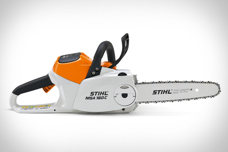 Stihl Battery-Powered Chain Saw Stihl Battery-Powered Chain Saw