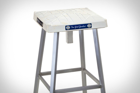 Game-Used Base Bar Stool Game-Used Base Bar Stool
