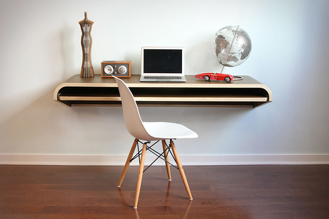 Minimal Float Wall Desk Minimal Float Wall Desk