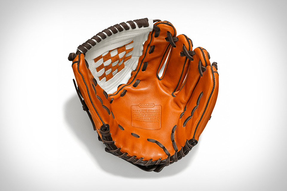 Coach store baseball glove