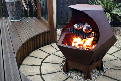 Decahedron Fire Pit Decahedron Fire Pit
