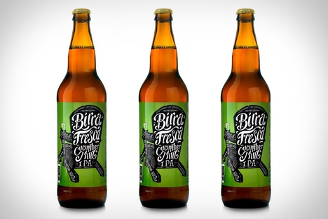 Birra Fresca Cucumber Mint IPA Beer Birra Fresca Cucumber Mint IPA Beer
