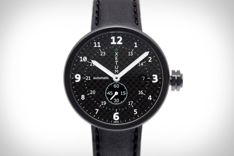 Xetum Tyndall PVD Carbon Fiber Watch Xetum Tyndall PVD Carbon Fiber Watch