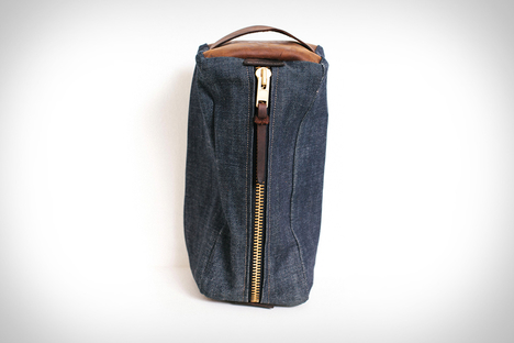 Boutonne Denim Dopp Kit Boutonne Denim Dopp Kit