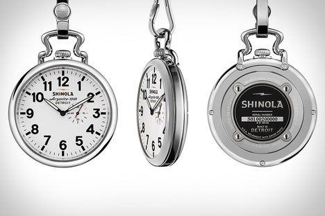 Shinola Runwell Pocket Watch Shinola Runwell Pocket Watch