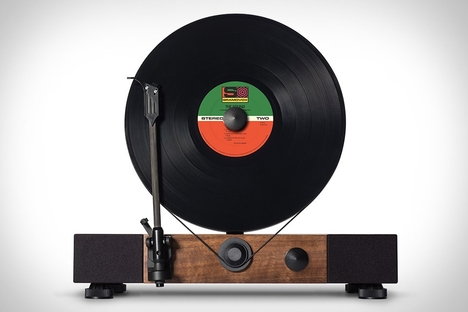Floating Record Vertical Turntable Floating Record Vertical Turntable