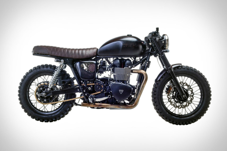David Beckham's British Customs DBSC Motorcycle David Beckham's British Customs DBSC Motorcycle