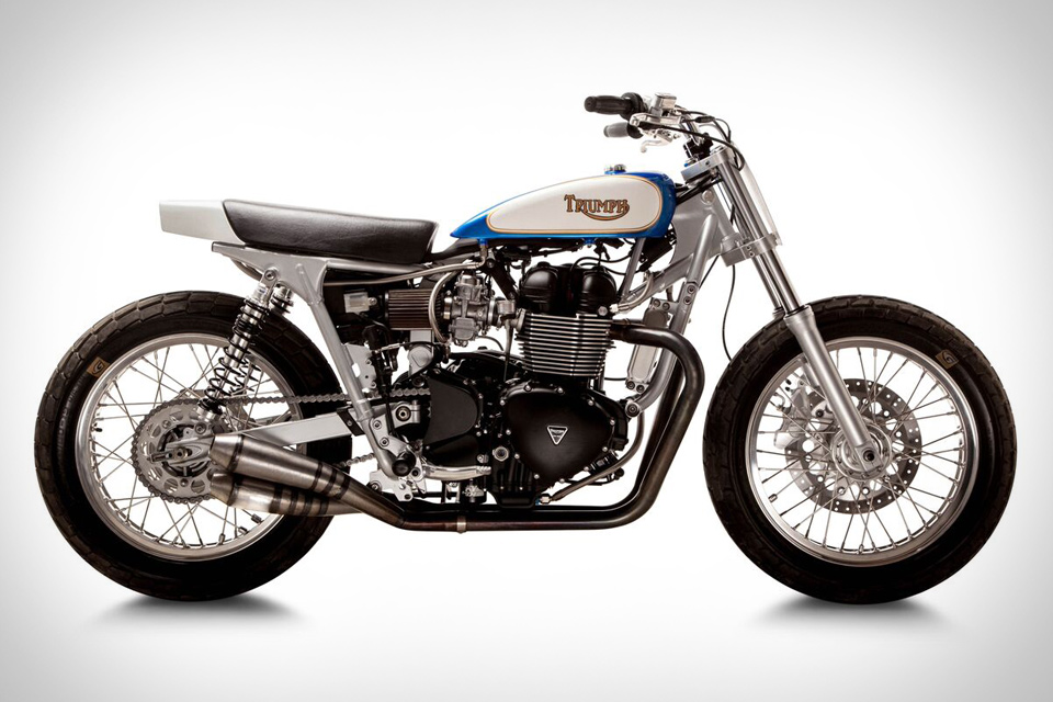 British Customs x Mule Motorcycles Tracker Classic | Uncrate