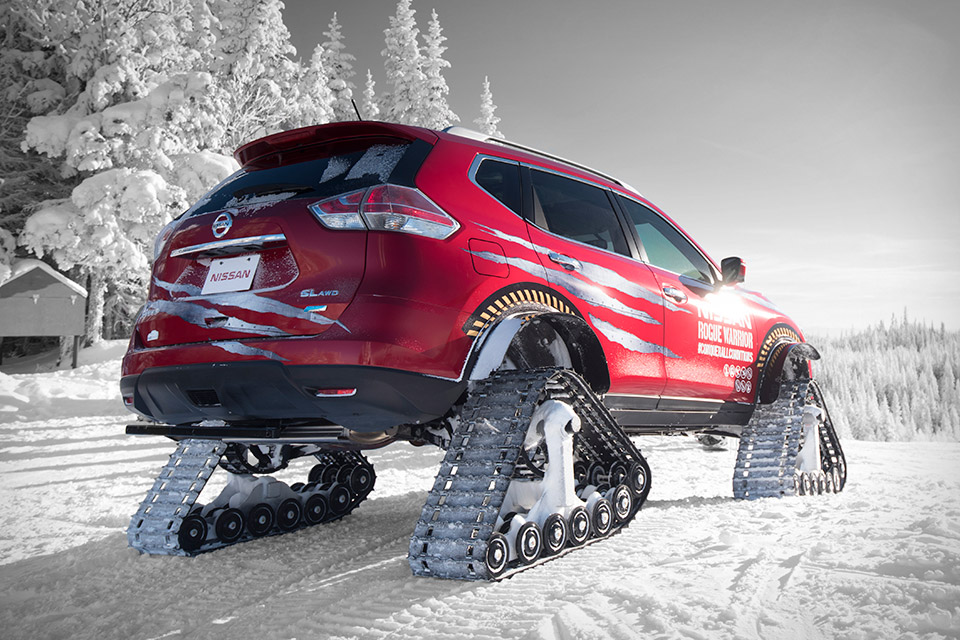 Nissan Rogue Warrior Snow Track Crossover | Uncrate
