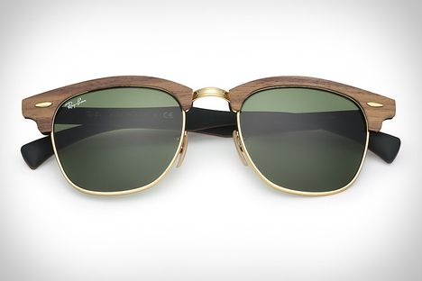 Ray-Ban Clubmaster Wood Sunglasses Ray-Ban Clubmaster Wood Sunglasses