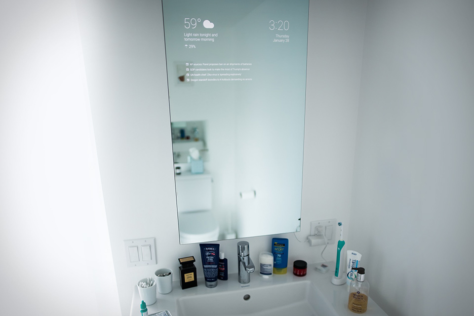 Smart Mirror  Uncrate