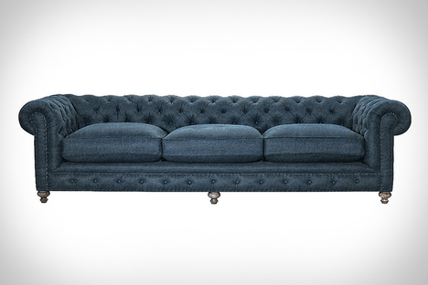 Chesterfield Denim Sofa Chesterfield Denim Sofa