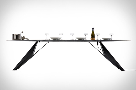 SapienStone Smart Slab Table SapienStone Smart Slab Table