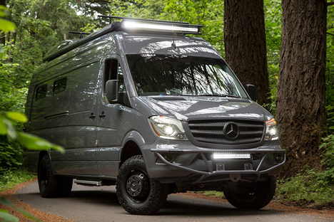 Outside Van Outside Van