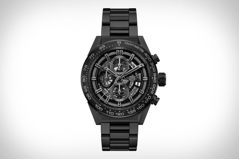 TAG Heuer Carrera Heuer-01 Black Ceramic Watch TAG Heuer Carrera Heuer-01 Black Ceramic Watch