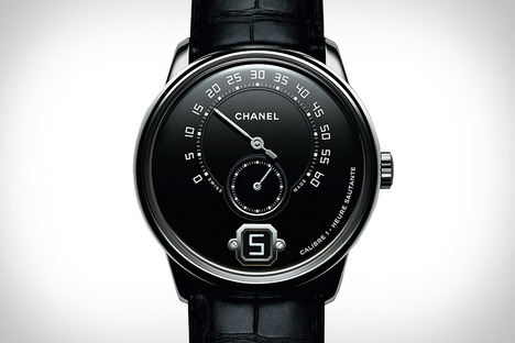Monsieur de Chanel Platinum Black Watch Monsieur de Chanel Platinum Black Watch