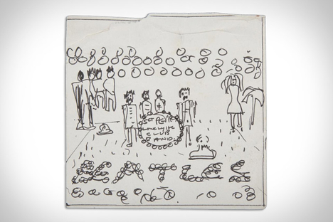 John Lennon Sgt. Pepper's Cover Sketch